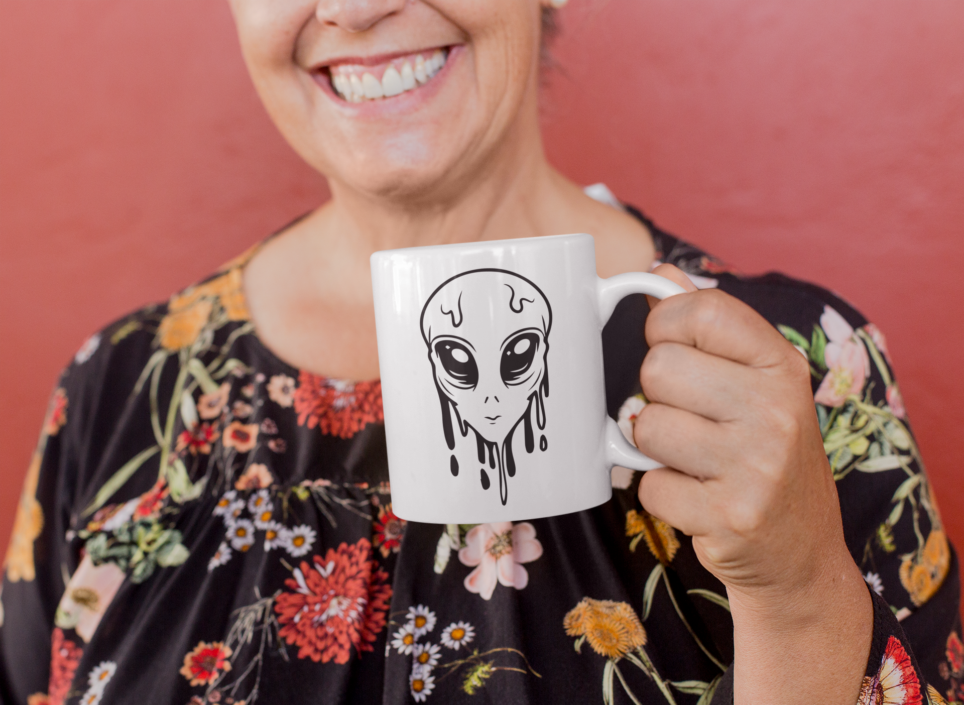 019 Alien Melt Coffee Mug - Image 4