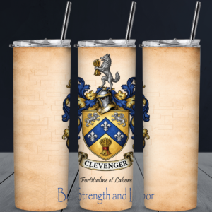 Clevenger Tumbler 20oz Stainless Steel Double-Wall Tumbler Coat of Arms