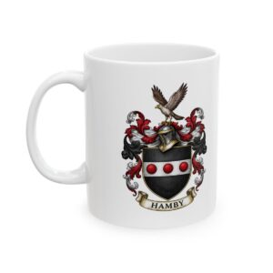 Hamby Coat of Arms 11oz Ceramic Coffee Mug